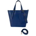 thumbnail image 4 of Pierre Cardin 1335 EBLU Made in Italy Leather Structured Tote/Shoulder Bag, 4 of 4