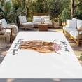 thumbnail image 2 of Yaks Outdoor Rug for Patio/Deck/Porch, Non-Slip Large Area Rug 5 x 7 Ft, Farmhouse Country Animals Printed Flower Indoor Outdoor Rugs Washable Area Rugs, Reversible Camping Rug Carpet Runner, 2 of 8