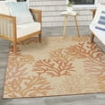 thumbnail image 4 of Nourison Garden Oasis Indoor/Outdoor Coral 4' x 6' Area Rug (4x6), 4 of 10
