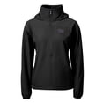 thumbnail image 2 of Women's Cutter & Buck  Black Pitt Panthers Charter Eco Recycled Half-Zip Anorak Jacket, 2 of 3