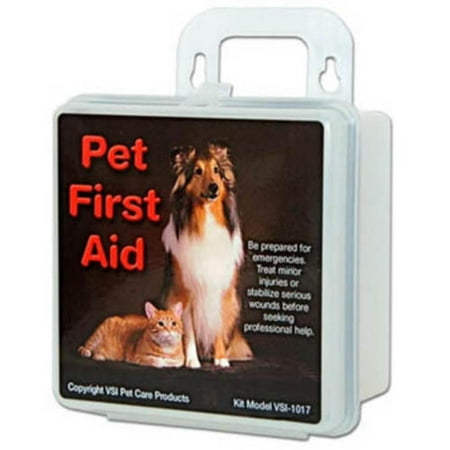 Pet First Aid hard Shell Kit VSI 1017 30 Most used Emergency Items Dogs &