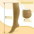 thumbnail image 3 of Women's Fall Winter Knit Slouch Socks, Soft Extra Long Scrunch Knee High Sock Slouchy Boot Socks, 3 of 7