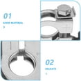 thumbnail image 3 of HOOWIFFY 10pcs Quick Release Disconnect Clamp Grey for Emergency Situations on Vehicles, 3 of 6