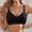 Black, variant on MVRLSH Jelly Bras For Women Womens Wireless Bra Supportive Full Coverage Correction Anti Sagging Soft Pink S-Xxl