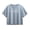 CHAMBRAY BLUE, variant on Instant Message - Baseball EKG - Youth Girls Boxy T-Shirt