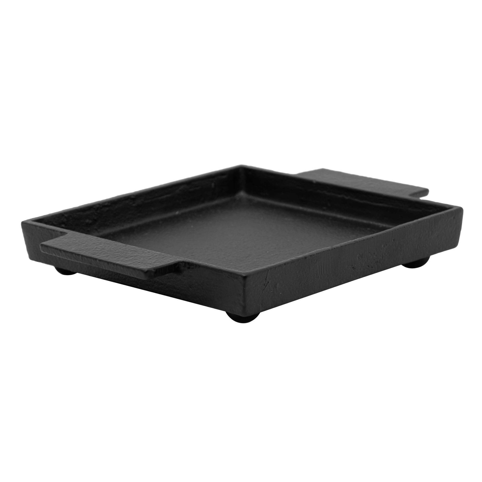 Better Homes & Gardens Black Cast Iron Tray Candleholder Plate, 5"
