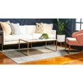 thumbnail image 6 of Unique Loom Tremolo Austin Rug Light Blue/Cream 7' 1" x 10' Rectangle Border Bohemian Perfect For Living Room Bed Room Dining Room Office, 6 of 7