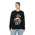 thumbnail image 6 of Cartoonist Elf Christmas Unisex Sweatshirt, S-2XL Holidays Xmas Elves, 6 of 9