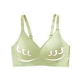 thumbnail image 5 of ATOYSOY Everyday Bra Wireless Breathable Push Up Underwear Workout Solid Color Girls Teens Seamless Crop Tops Camisoles Smoothing Comfort Bra Green, 5 of 9