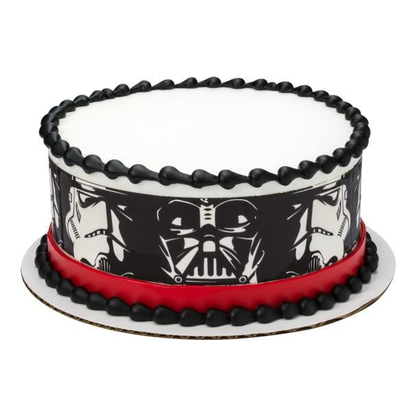 Star Wars Battle Scene X Wing Starfighter Edible Cake Topper Image Walmart Com