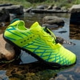 thumbnail image 5 of Beach Water Shoes for Women Men - Quick Dry Non- Wide Toe Barefoot Footwear for Swimming Pool Aqua Surf Hiking Walking Yoga Unisex Athletic Sports(Green/43), 5 of 8