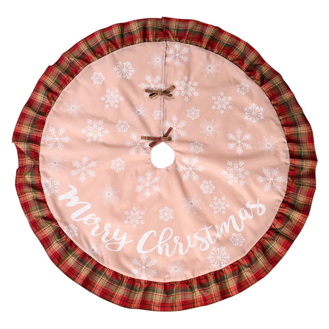 Cateissary Árbol de Navidad árboles manta linda tela no tejida alfombra ligera suelo alfombra plegable decoraciones de Navidad suministros Kits de decoración para fiestas