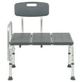 thumbnail image 4 of Pemberly Row Traditional Plastic Bath Transfer Bench in Gray, 4 of 5