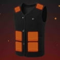 thumbnail image 5 of Usmixi Heated Vest for Women Womens Heated Vest Winter Warm 16 Area Electric Heating Fleece Jackets Cozy Lightweight Sleeveless Button Down Heated Coats for Men Women, 5 of 7