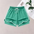 thumbnail image 4 of RFQWOVSR Women's High Waist 2-in-1 Athletic Shorts with Pockets Quick Dry Running Shorts for Women XL, 4 of 5