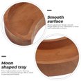 thumbnail image 2 of Wooden Storage Tray Home Use Desktop Jewelry Essential Oil Bottle Tray Moon Tray, 2 of 10