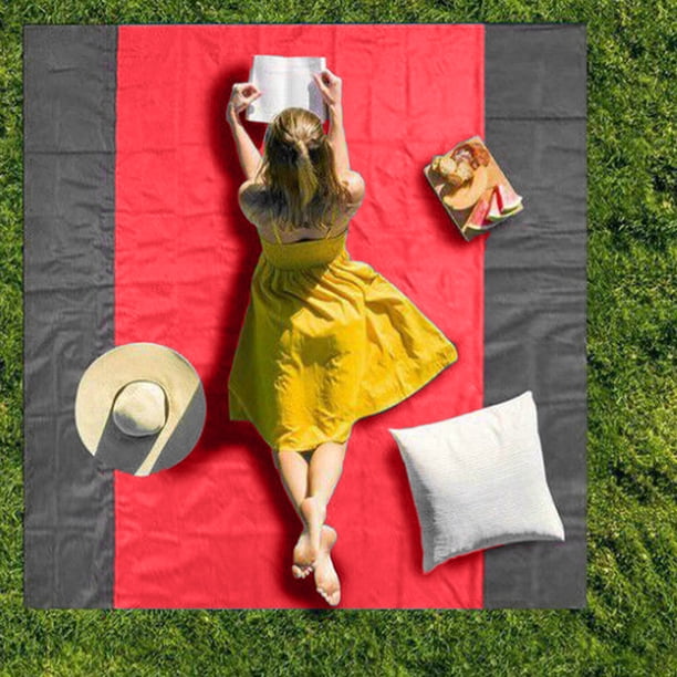 Esterilla De Playa Para Acampar Al Aire Libre, Port Til Y Plegable, De Poli Ster, Para P Cnic, Para 4-6 Personas, Impermeable Y F Cil De Limpiar, Ligera, Ideal Para Salidas Familiares