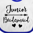 thumbnail image 4 of Inktastic Junior Bridesmaid Wedding Bridal Party Girls Baby Bib, 4 of 4