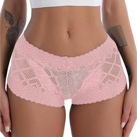 

ZMHEGW 12 Packs Underwear Women Lace Stretch Soft Ladies Hipster Briefs Lady Panties