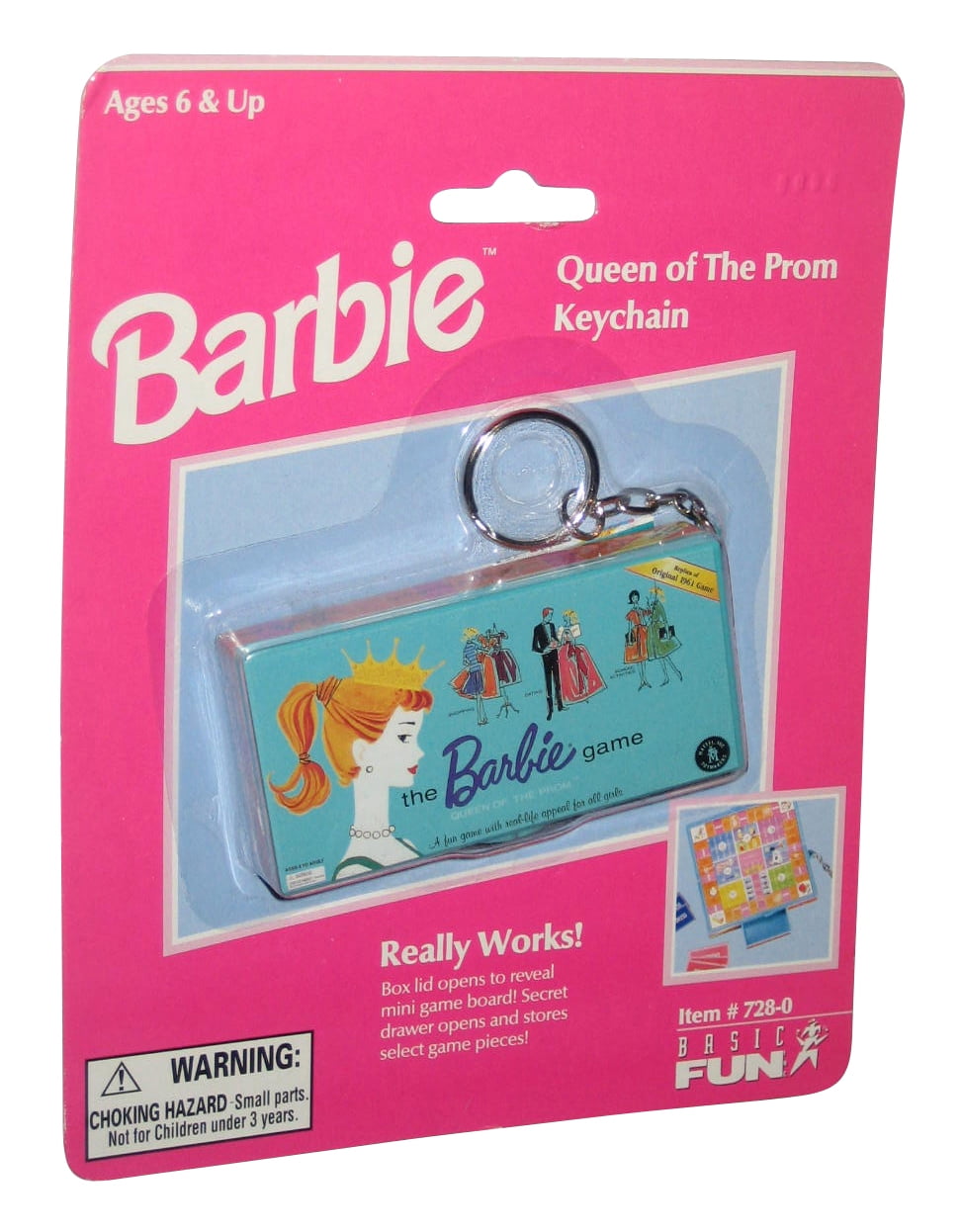 Barbie Queen of The Prom Really Works Mini Board Game Basic Fun