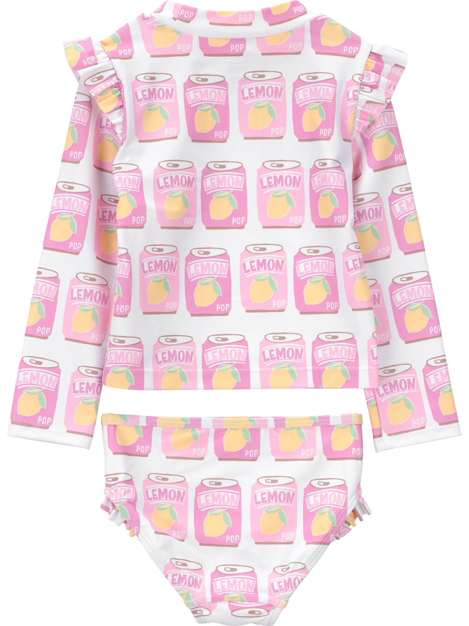 Carter's Child of Mine Toddler Girl Rash Guard Swimsuit Set, 2-Piece, Sizes 12M-5T