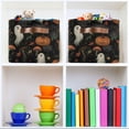 thumbnail image 6 of Yayeee Canvas Storage Basket with Handles for Shelves Fabric Bins Closet Organizer, Autumn Ghost Pattern, 6 of 8