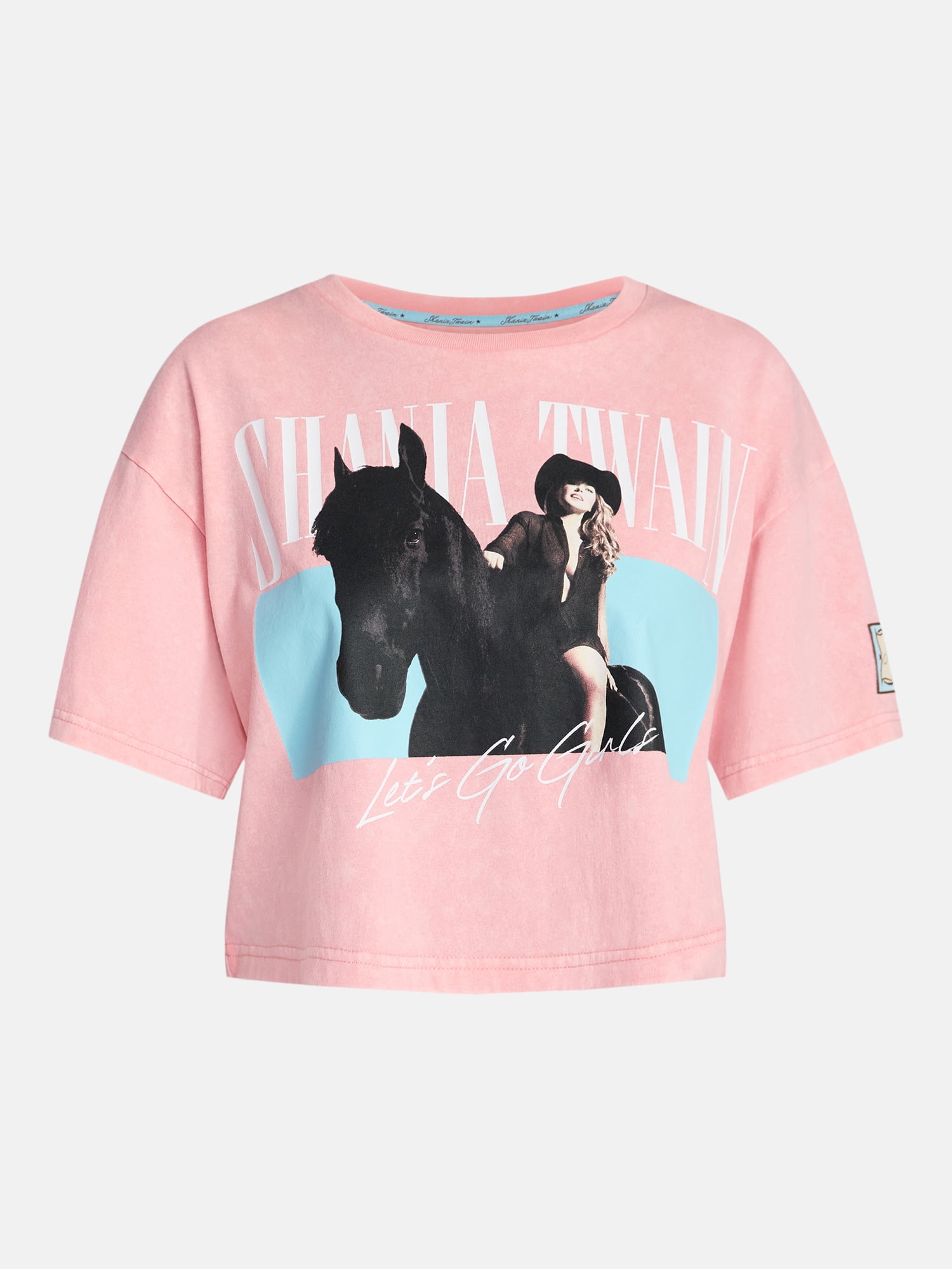 Shania Twain Women's Skimmer Tee with Short Sleeves, XXS-4X