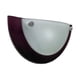 thumbnail image 1 of Lampara De Pared, Luz Ideal, Arbotante De Cristal A-34 Chocolate., 1 of 4