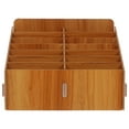 thumbnail image 1 of KAKOWELY phone holder classroom Desktop Storage Box Wooden Tabletop Smartphone Holder Phone Storage Container For Office Multiple Wood Cell Phone Holder Mobile Phone Display Box, 1 of 5