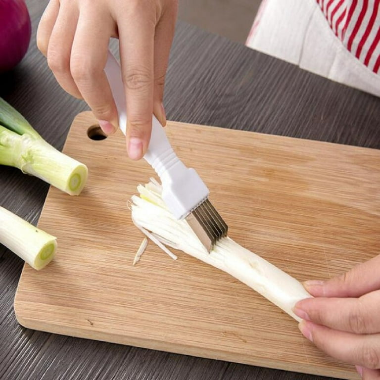 Austok Shredded Scallion Slicer,Kitchen Green Onion Easy Shredder,Green  Onion Shredded Cutter,Shredded Scallion Slicer,Multi Functional Kitchen