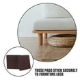 thumbnail image 5 of OFFIGAM 64Pcs Brown Felt Chair Leg Pads Multipurpose Floor Protectors for Hardwood Floors Scratch Prevention, 5 of 11