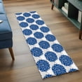 thumbnail image 4 of Abstract Dahlia Washable Area Rug&nbsp;2x6ft Vintage Deep Blue Country Farmhouse Classic Soft Rectangle&nbsp;Rugs for Living Room, Non Slip Carpet for Bedroom&nbsp;Entryway Dining Room, 4 of 9