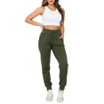 thumbnail image 4 of Yelete White Womens Ribbed High Neck Cropped Tank Top 2 Sizes Lots of Stretch, 4 of 4