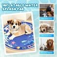 thumbnail image 2 of Water Mat for Cats Dogs, 2025 New Thickened Cat Water Mat with Fish, Pet Cat Water Bed Play Mat, Cool Comfort Water Sensory Playmat for Pet & Kids (A3, 25.6), 2 of 8