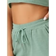 thumbnail image 4 of DARING DIVA Women's Tank Top and Shorts Matching Lounge Pajama Set Green L, 4 of 6