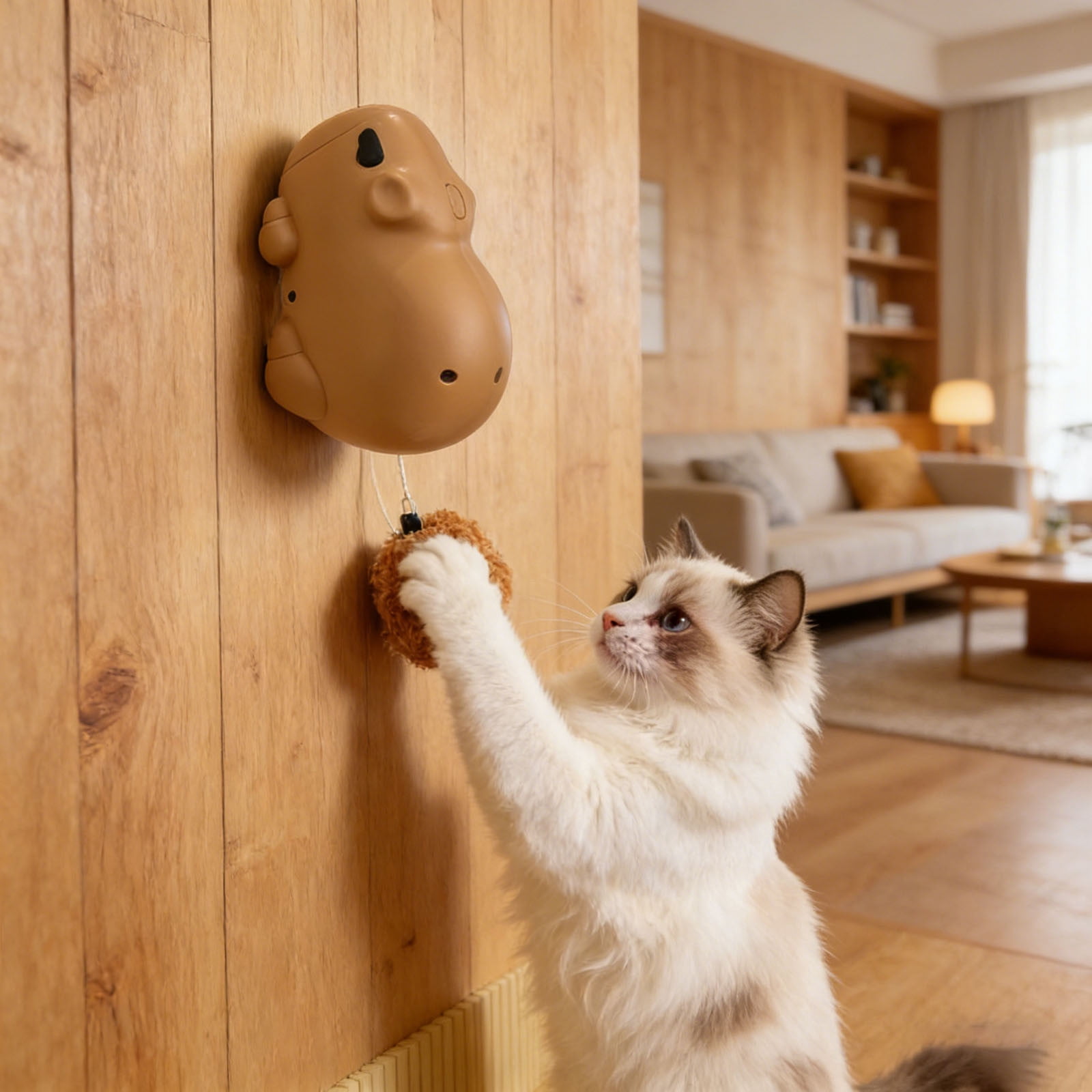 Interactive Pet Toy with Automatic Movement Sound and Infrared Sensor for Indoor Cats and Dogs