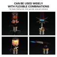 thumbnail image 3 of floodlight,Stand Windproof Lantern Kit Portable Windproof Tent Propane Tent Lamp Picnic Lamp With Stand Portable Lamp With Lamp Picnic Lantern Kit Windproof Black, 3 of 6