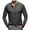Dark Gray1, variant on Jalioing Men's Long Sleeve Shirts Fall Crew Neck Button Pullover Tee Casual Basic Solid Color T Shirts