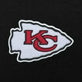 thumbnail image 2 of Men's Antigua Black Kansas City Chiefs Victory Chenille Pullover Hoodie, 2 of 2