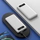 thumbnail image 1 of Powerbank 20000mAh, Batterie Externe Haute Capacité avec 2 Sorties et Entrée Pack Batterie USB avec Affichage Numérique LED Chargeur Externe Ultra Compact pour Téléphone Portable et Autres -Blanc Kuyhfg Bienvenido a Kuyhfg, 1 of 3