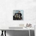 thumbnail image 2 of ARTCANVAS Portrait Of Renoir 1867 Canvas Art Print by Frederic Bazille - Size: 12" x 12" (1.50" Deep), 2 of 9