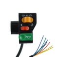 thumbnail image 4 of Interruptor de manillar de motocicleta 7/8 22mm faro intermitente bocina para ATV, 4 of 8