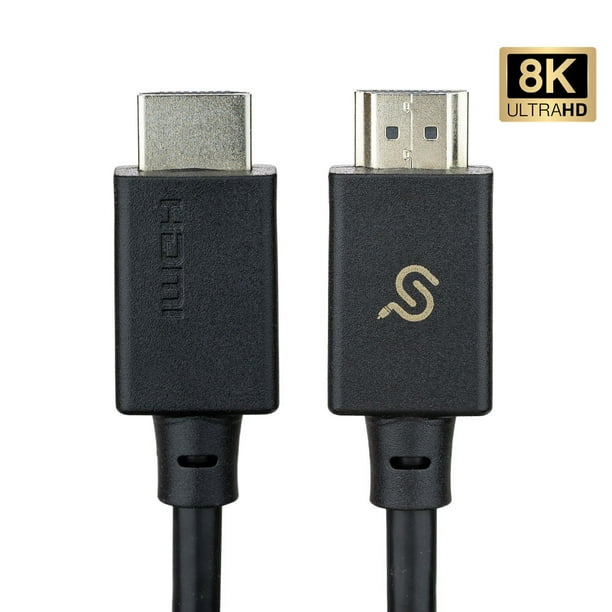 Câble HDMI 8K Ultra HD 1m LinQ - Câble HDMI 2.1 Noir - Français