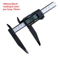 thumbnail image 1 of 300mm 200 Electronic Digital Caliper LCD Plastic Vernier Caliper Long Jaw Micrometer Inner Outer Diameter Gauge Measuring Tools ,Precise Positioning, 1 of 7