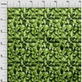thumbnail image 3 of oneOone Rayon Green Fabric Geometric Fabric For Sewing Printed Craft Fabric By The Yard 56 Inch Wide, 3 of 4