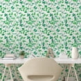 thumbnail image 2 of Ambesonne, Leaves Greenery Peel & Stick Wallpaper for Home, Art Modern Branches, 13"x100", White Sea Green and Seafoam, 2 of 5