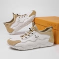 thumbnail image 2 of ZELAND Women's Big Size Genuine Leather Hiking Shoes - Casual Outdoor Top-Layer Cowhide Sport Sneakers, Autumn/Winter Comfort, 2 of 6