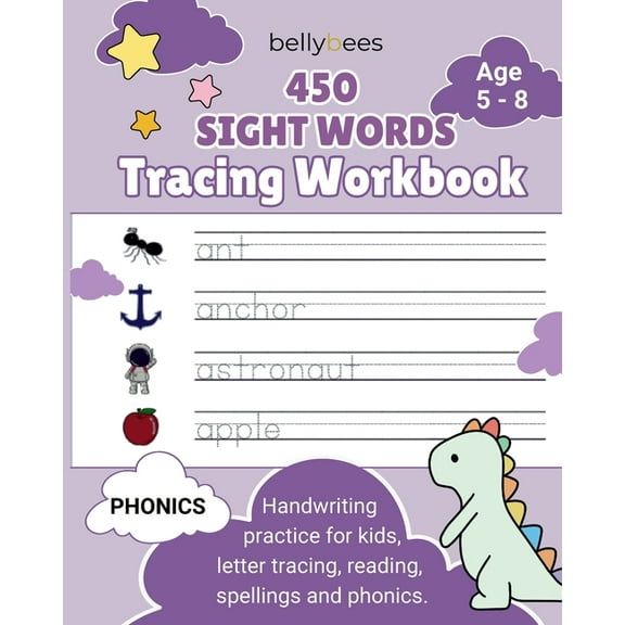 450 Sight Words Tracing Workbook, (Paperback)