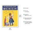 thumbnail image 2 of Chocolat Menier - Éviter Les Contrefaçons (Beware of Imitation) - French Chocolate Company - Vintage Advertising Poster by Firmin Bouisset c.1893 - Master Art Print (Unframed) 9in x 12in, 2 of 4