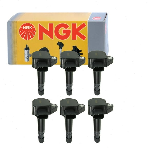 6 pc NGK Ignition Coils compatible with Honda Accord 3.0L V6 2000-2007